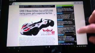 Xperia Tablet Z Browser﻿ Performance Chrome + Firefox screenshot 5