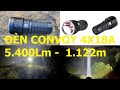 (ĐẲNG CẤP ĐỈNH CAO) Đèn pin chiến thuật Convoy 4X18A SBT90.2 5.400LM 1.122M