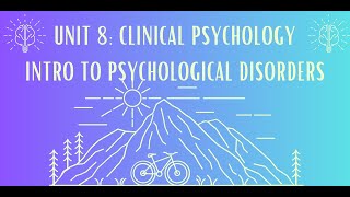 Unit 8: Intro to Psychological Disorders #1 by Ms. Lombana 239 views 1 month ago 24 minutes