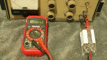 Heathkit IP-27 ..  voltage output... see other video for current test
