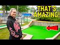 Weve never seen a mini golf course do this  wild hole in one