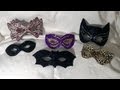 O CARNAVAL CHEGOU! Mscaras para FESTAS - DIY Carnival and Halloween masks