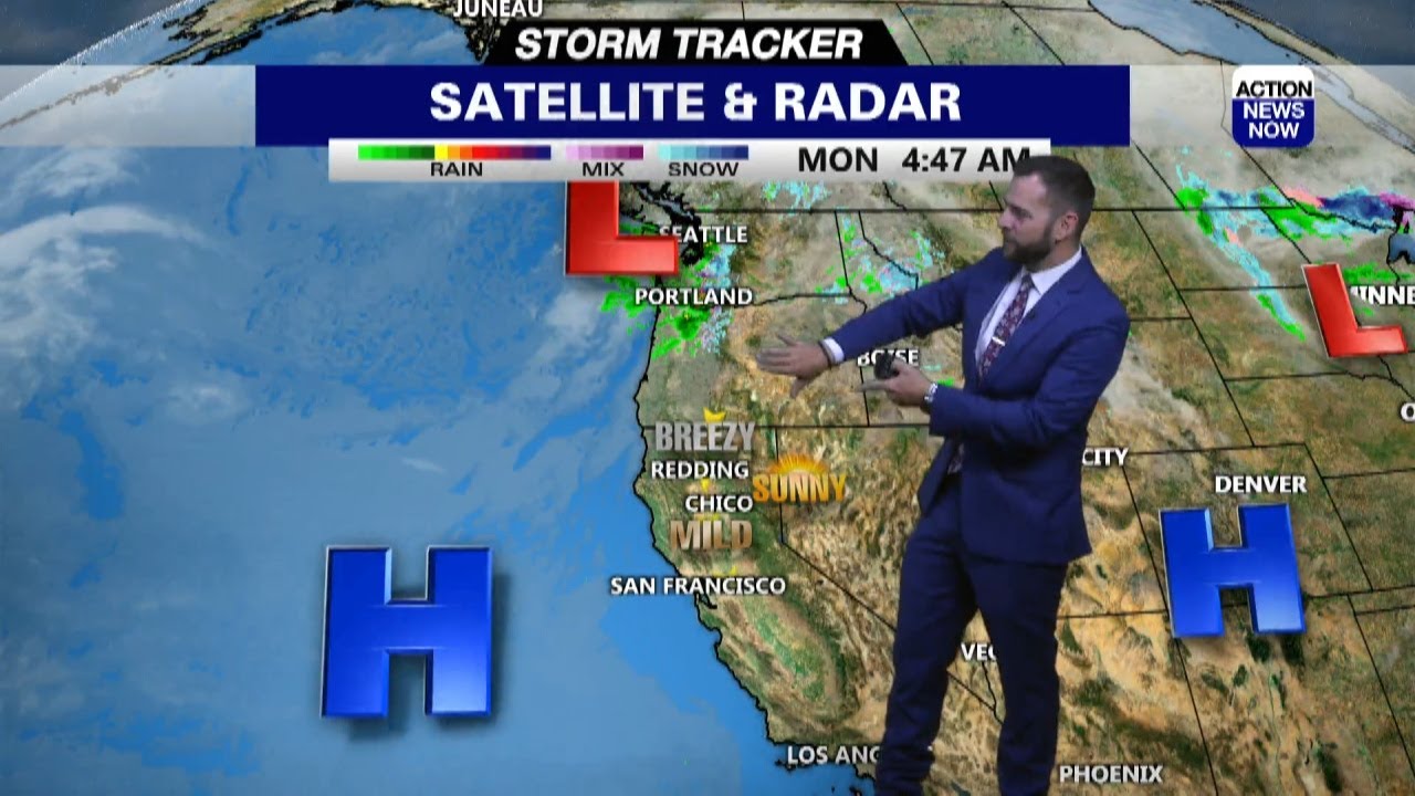 Storm Tracker Forecast: Bright & breezy start to your work week - YouTube