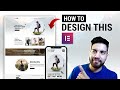 How to design a responsive website on elementor  modern web design