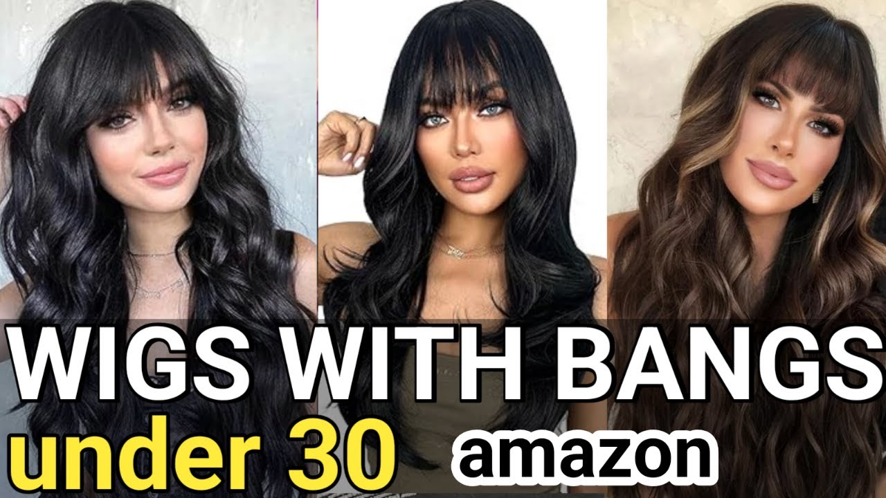 🔥AMAZON BEST WIGS WITH BANGS UNDER 30 | BANG WIGS COMPILATION 2025