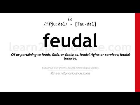 Pronunciation of Feudal | Definition of Feudal