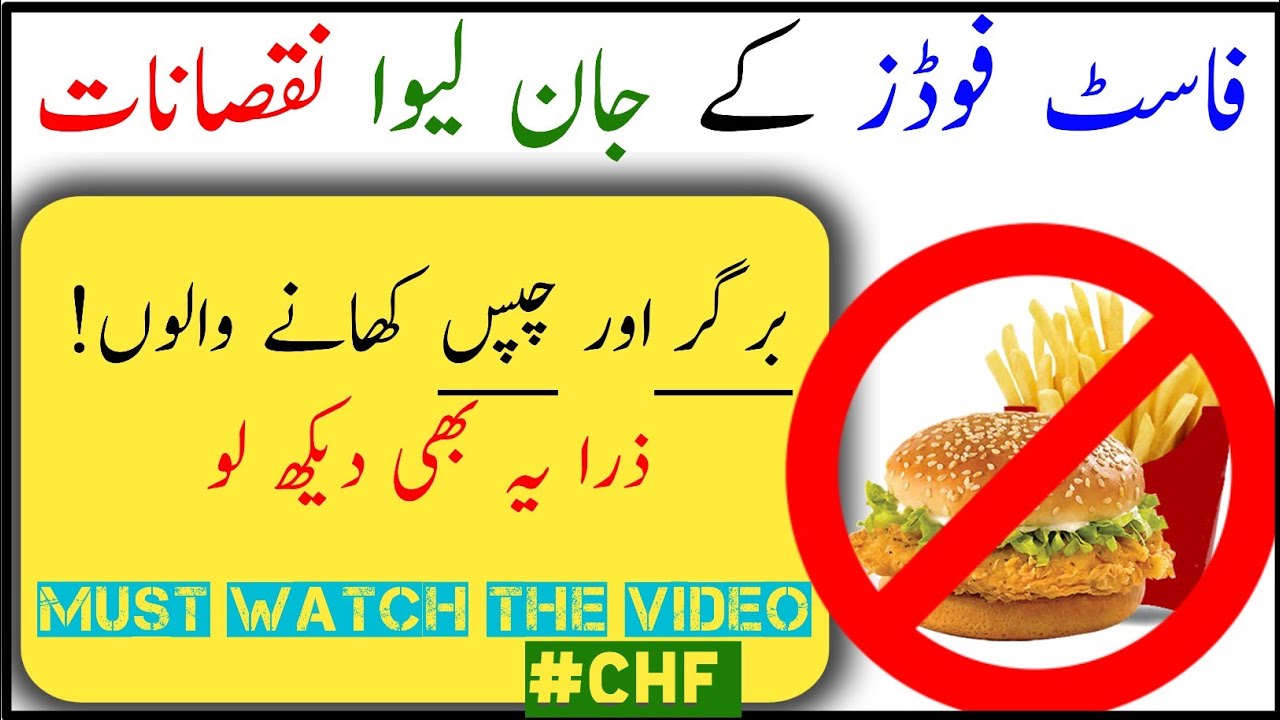 essay fast food in urdu