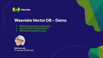 Weaviate Demo – Retrieval Augmented Generation • Vector Search • Generative Feedback Loops