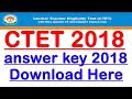 Ctet answer key    hindi by sewak info