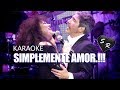 Karaoke Simplemente amor Diego Verdaguer y Amanda Miguel