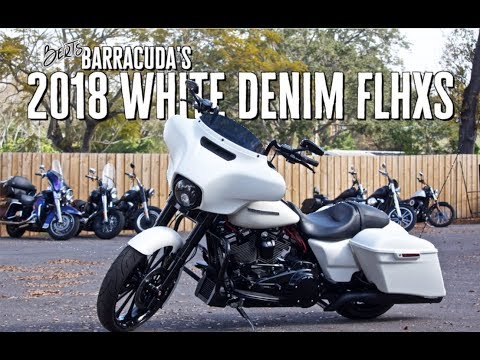 2018 White Denim Street Glide 