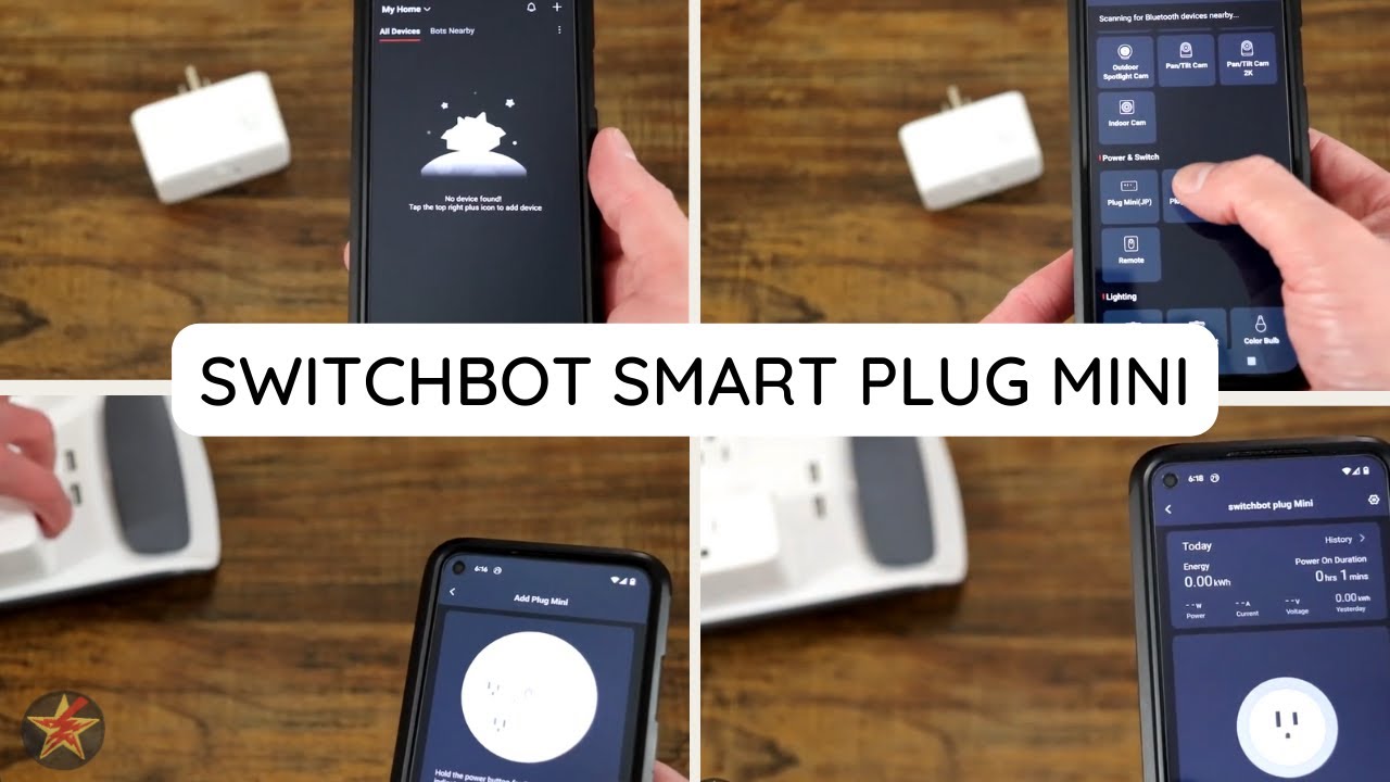 SwitchBot Smart Plug Mini 15A, Energy Monitor, Smart Home, No Hub Required