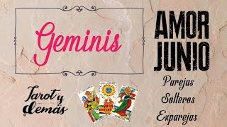 GÉMINIS 💜♊, el pasado vuelve, ten precaución. * TAROT AMOR JUNIO