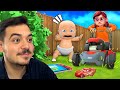 ÇİM BİÇME MAKİNASI İLE EVİ DAĞITTIM!! | Who's Your Daddy