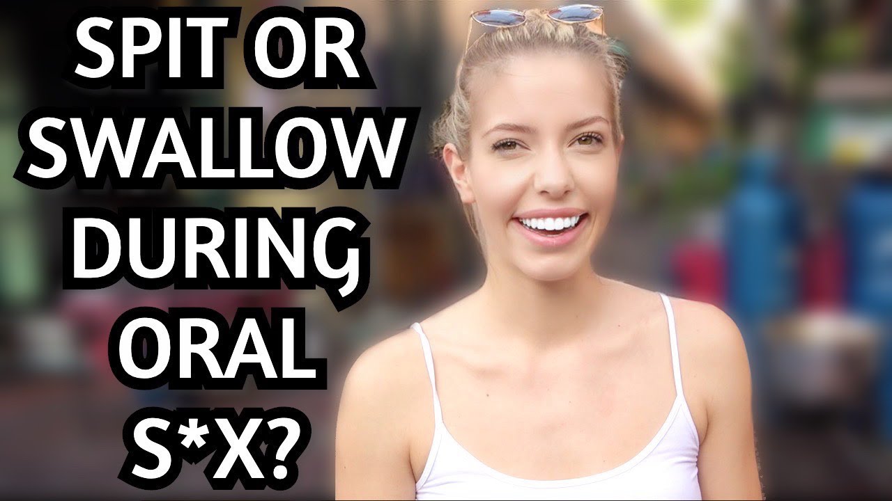 Asking Hot Girls SPIT or SWALLOW? image