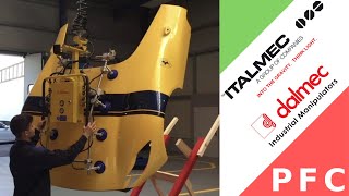 Dalmec Pneumatic Manipulator for lifting Car Hoods (Ferrari)