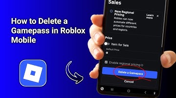 How to Delete a Gamepass in Roblox Mobile