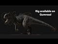 Giganotosaurus – Rigged 3D Model(Blender 4.4+)