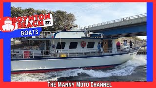 Boats at Boynton Beach Inlet Florida   #video 221  #florida   #boat  @MannyMoto1