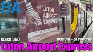 Luton Airport Express - Train Journey - Class 360 - East Midlands Railway - Midland Mainline
