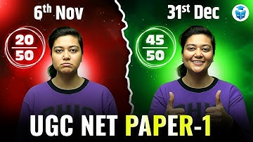 UGC NET PAPER 1 in 55 Days 😱 Score 45+ | UGC NET DEC 2025 | JRFAdda