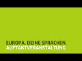 Auftaktveranstaltung „Europa. Deine Sprachen.“