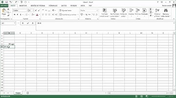 Que tipos de datos podemos utilizar en Excel 2013