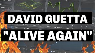 Serum Tutorial: HOW TO MAKE DAVID GUETTA´s  "Alive Again" LFO Lead Sound (Sound Factory Tutorial)