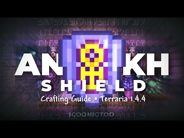 Crafting an Ankh Shield  Terraria, Ideias de minecraft, Pessoas pokemon
