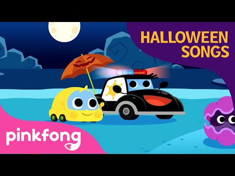 Police Car and Halloween Candy | Halloween Songs | Baby Car | Pinkfong Songs for Children