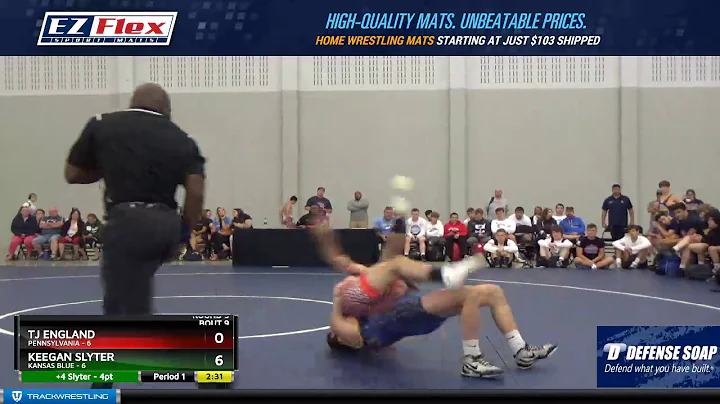 Mat 4 126 TJ England Pennsylvania Vs Keegan Slyter...
