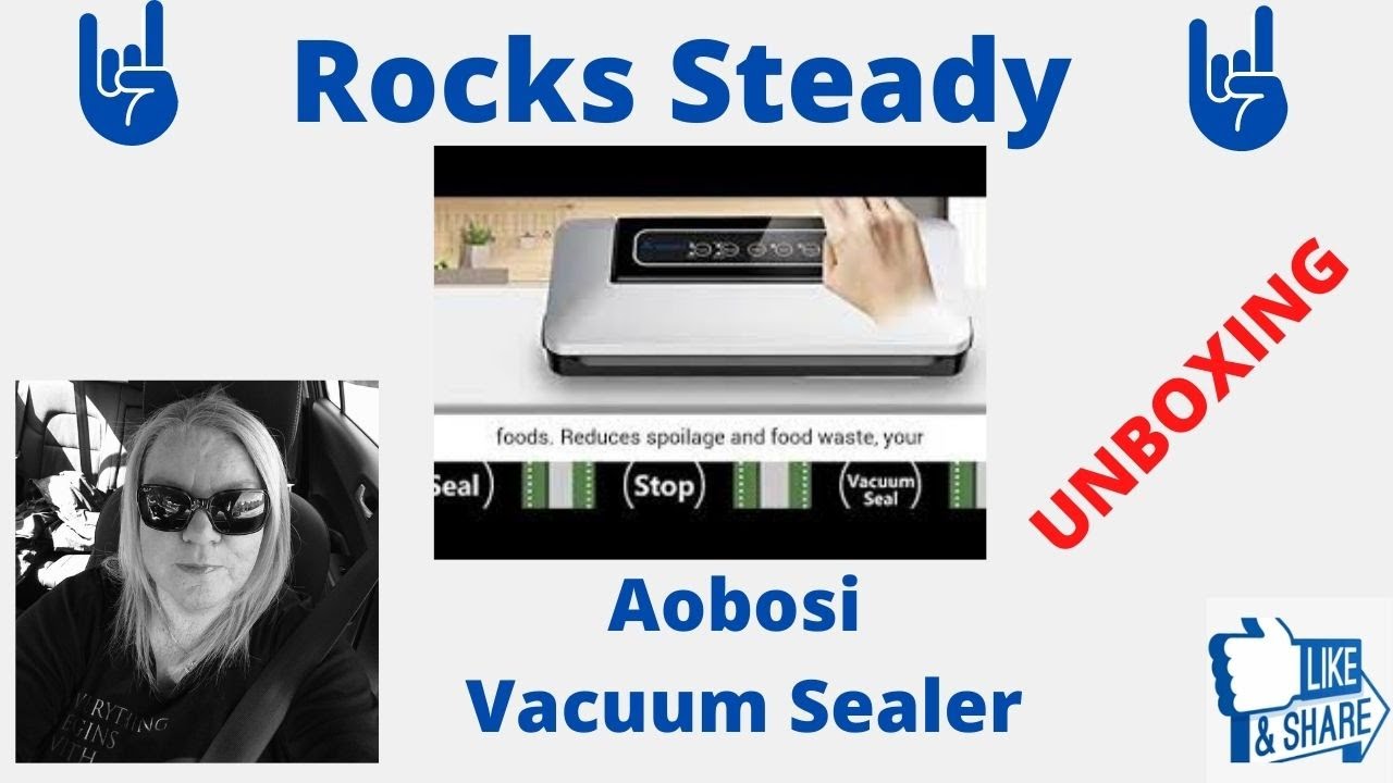 Aobosi Vacuum Sealer Space Saver Unboxing YouTube