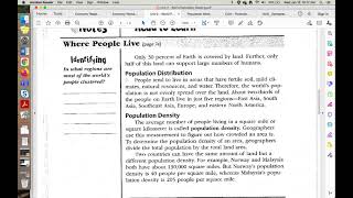 Population Reading Video