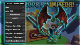 Free Ugc Click For Limiteds Items Op Script Super Fast Click Pastebin