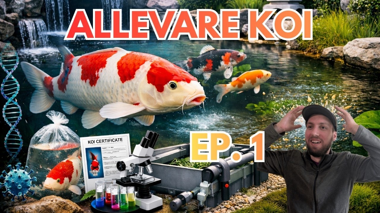Ho VISITATO il MIGLIORE ALLEVAMENTO di  KOI in ITALIA | Ep. 1