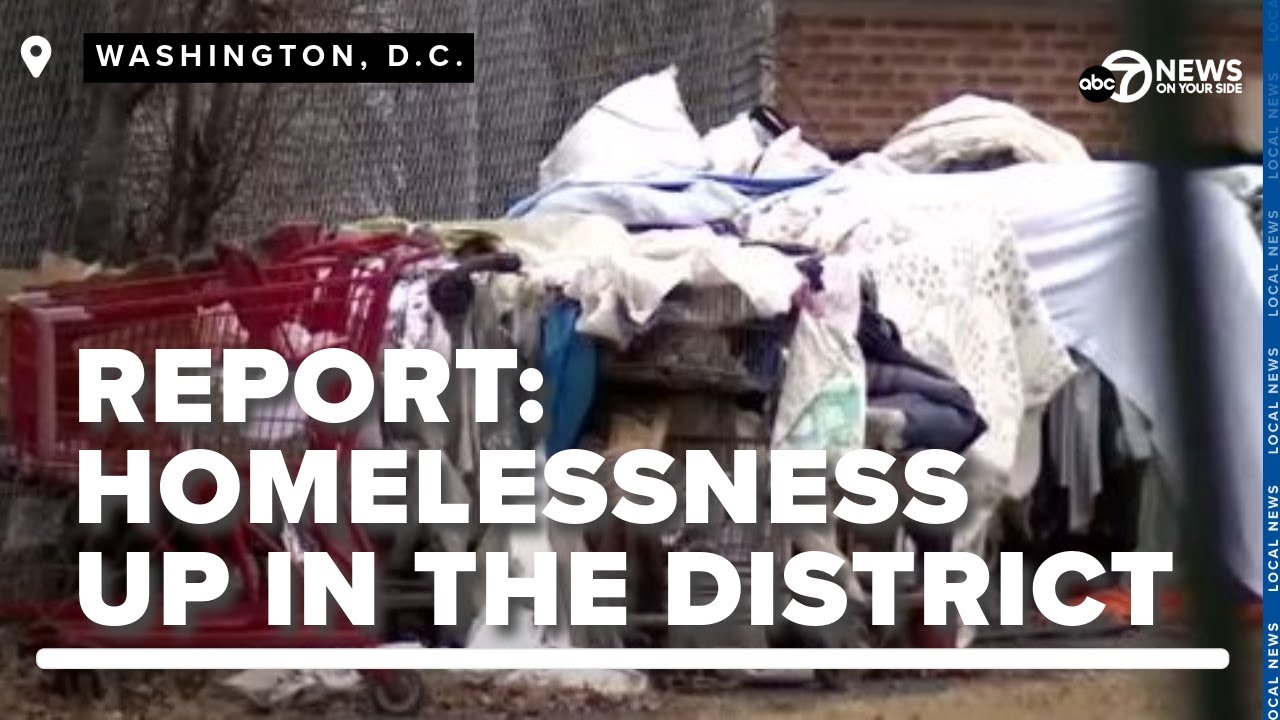 Report: Homelessness on the rise in the Washington Metro area - YouTube