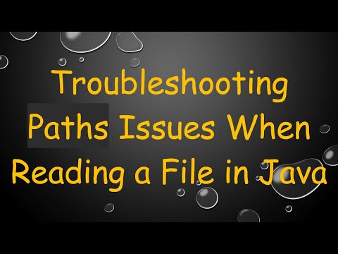 Troubleshooting Paths Issues When Reading a File in Java