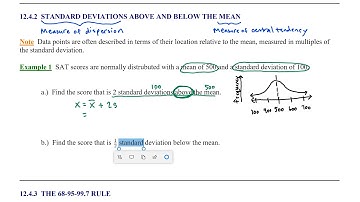 12.4.2 Standard Deviations Above and Below the Mean