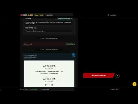 How Universal Content Works in Email Slicer 1080p
