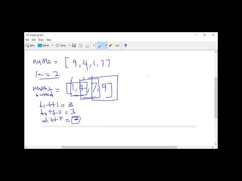 Leetcode 1984. Minimum Difference Between Highest and Lowest of K scores | Sliding Window