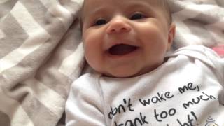 AVERY'S FIRST REAL LAUGH!