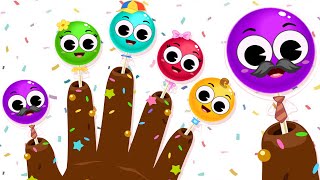 Lollipop Finger Family With Daddy Finger | Nursery Rhymes For Kids By @kidscamp