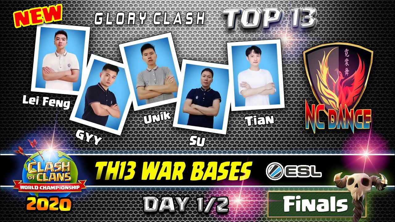 *Original Traps* Ni Chang Dance Th13 War Bases WITH LINK/World Championship Final/Clash of Clans