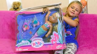 Новая Кукла Беби Бон Русалка! Распаковка И Обзор От Ярославы Doll Baby Born