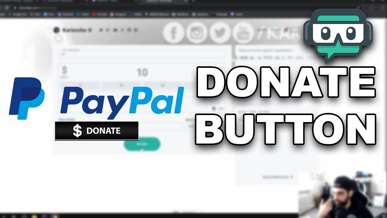How To Set Up A Donation Button For Your Stream Streamlabs Paypal Tutorial Youtube