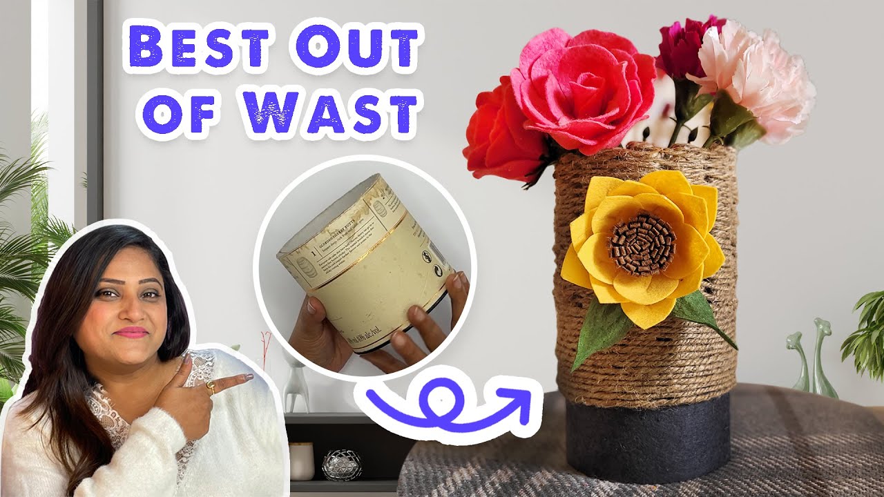 Easy DIY Flower Vase How to Make A Flower Vase At Home BEST OUT OF