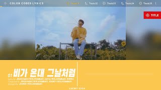 JEONG SEWOON - When It Rains (Color Coded Lyrics Eng/Rom/Han/가사)