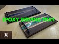 Epoxy Serving Tray made with TotalBoat ThickSet Epoxy