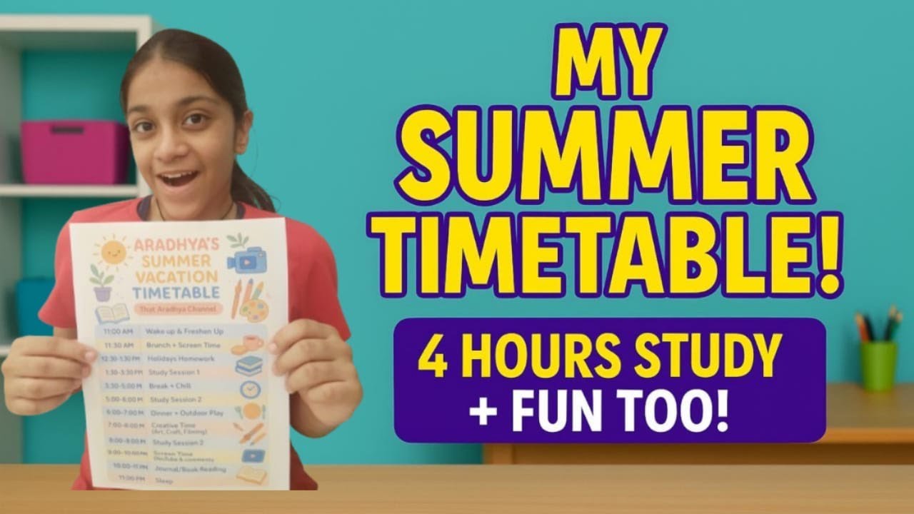 Planning 9th graders’ Summer Vacation Routine! | 