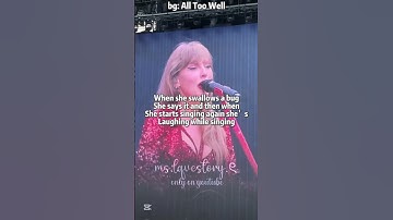 Proof Taylor Swift Doesn’t LipSync part1 ib@swiftronto wont let me tag in title#taylorswift #shorts